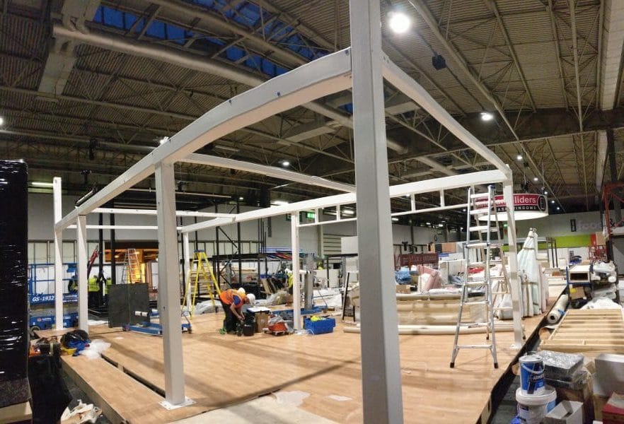 ALUK - onsite exhibition stand build