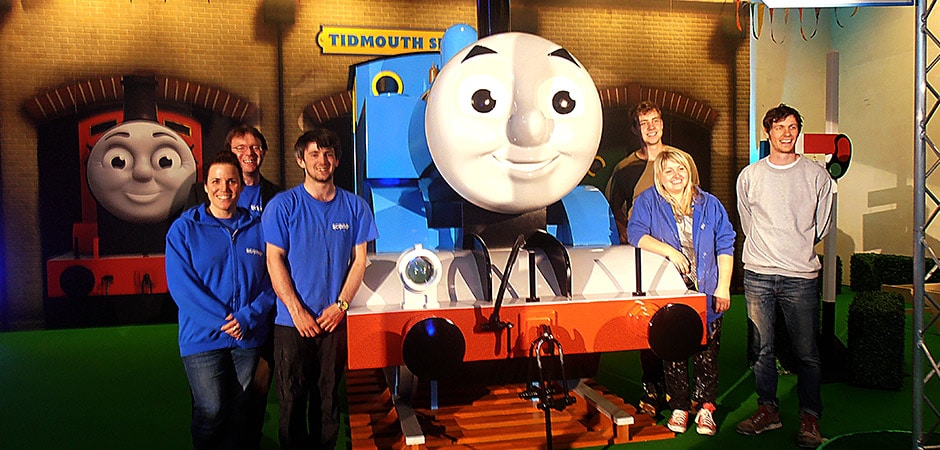 Thomas the tank engine team photo