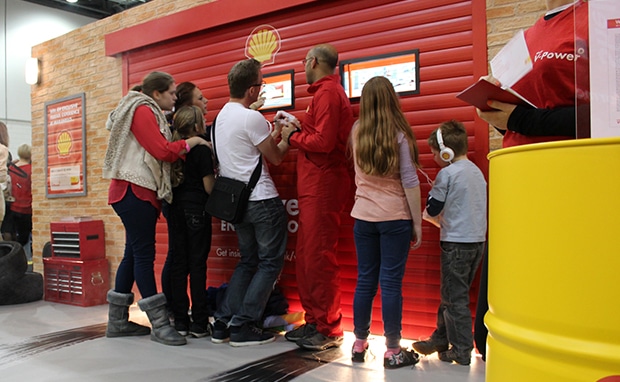 Shell - experiential exhibition stand